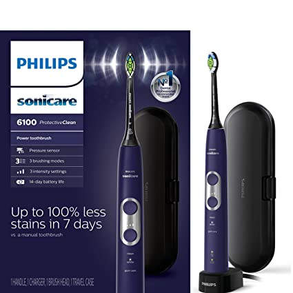 Philips Sonicare Protective Clean 6100 Rechargeable Electric Power Toothbrush,