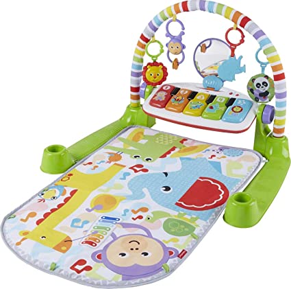 Fisher-Price Deluxe Kick ‘n Play Piano Gym, Green, Gender Neutral (Frustration Free Packaging)